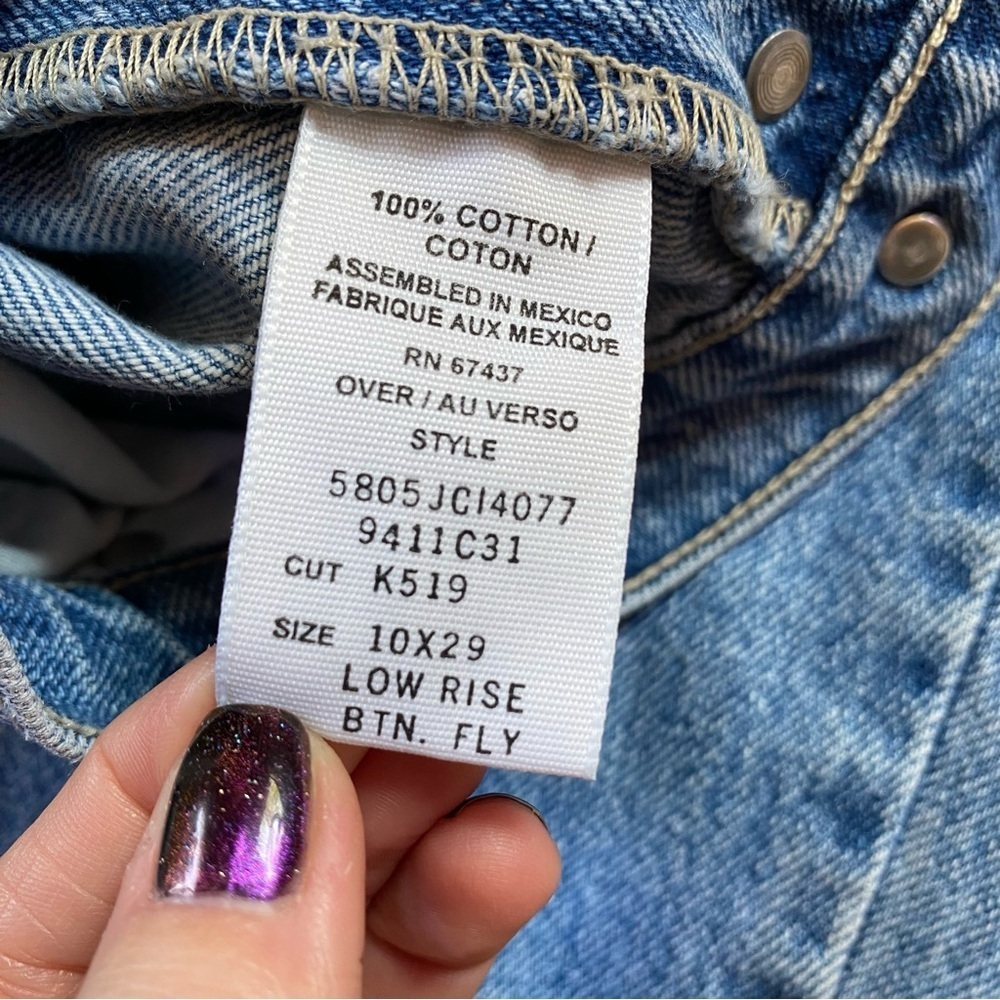 Vintage Polo Ralph Lauren High Waisted 100% Cotton Jeans Size 10 - Picture 4 of 7